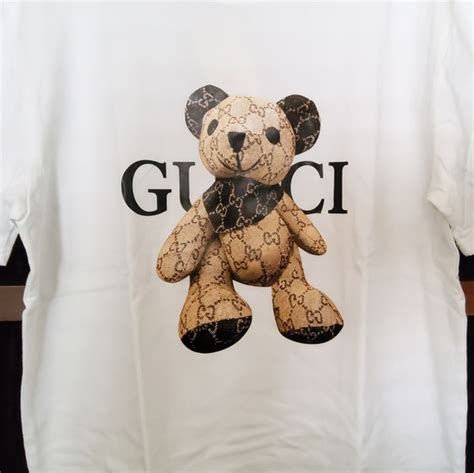 gnocchi t shirt gucci|gucci teddy bear t shirt.